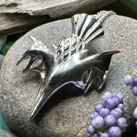 Vyolet Scottish Thistle Necklace - 18