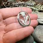 Gaisgeil Scottish Thistle Necklace - 18