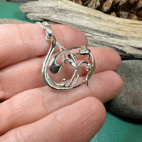 Bluebell Art Deco Necklace - 18