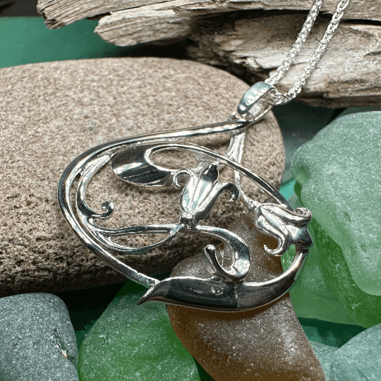 Bluebell Art Deco Necklace - 18