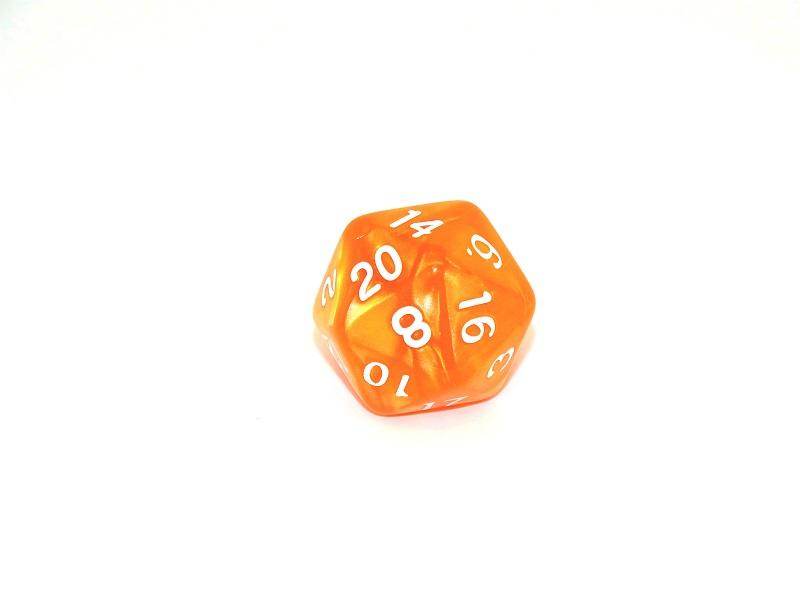 Orange Marble - 7 Piece Set - Role-Players