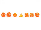 Orange Marble - 7 Piece Set - Role-Players