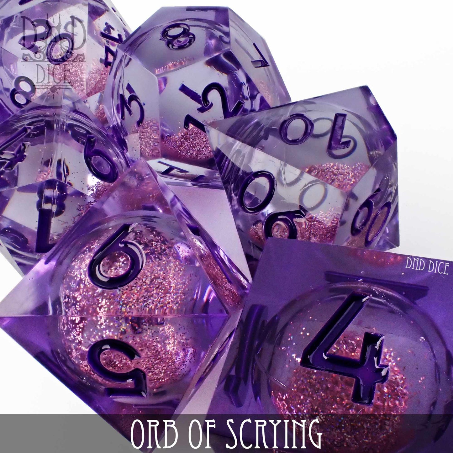 Orb of Scrying Liquid Core Dice Set