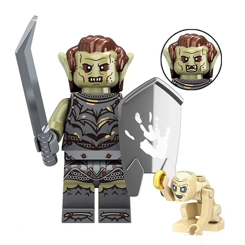 Orcs from Lord of The Rings Lego Minifigures Custom Toys 6