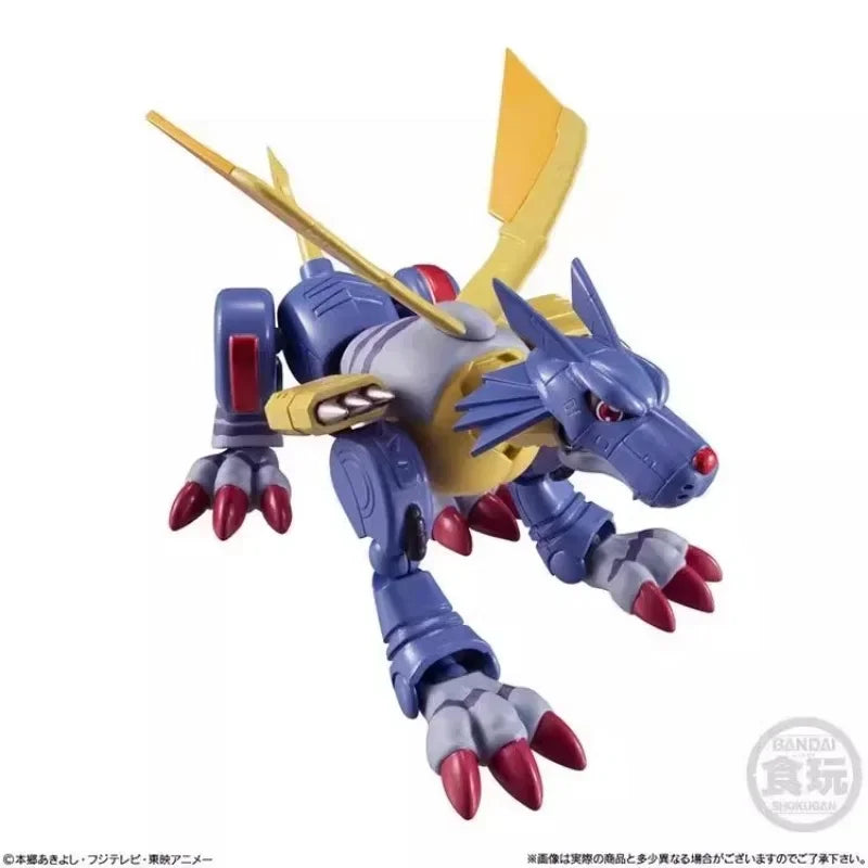 Original Bandai Digimon Adventure Atlur Kabuterimon Metal Garurumon Holy Angemon Box Eggs Assembly Ornaments Figure Models Toys