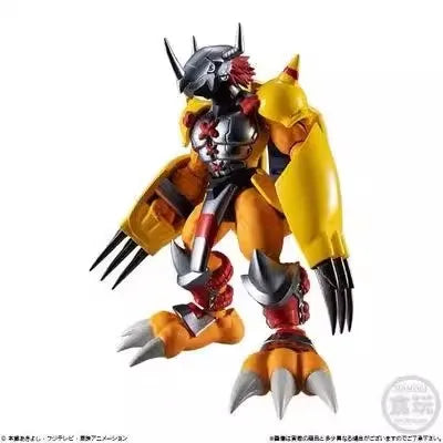 Original Bandai Digimon Adventure Garudamon Angewomon War Greymon Box Eggs Action Figure Assembly Ornaments Jewelry Models Toys