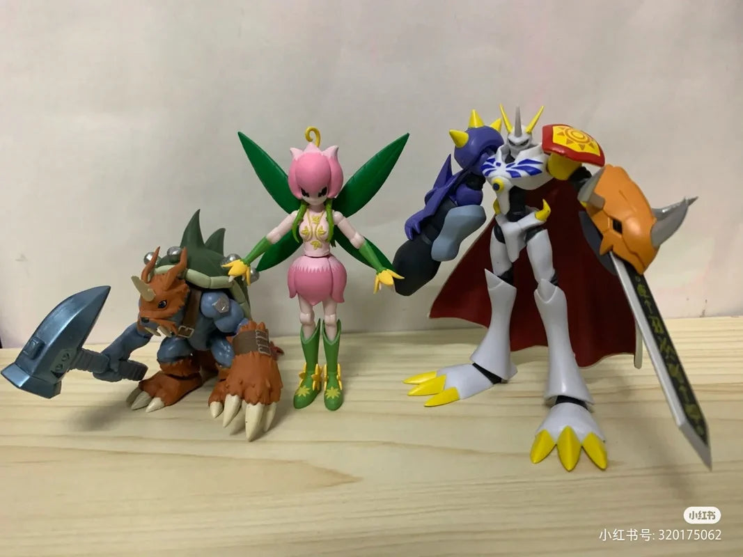 Original Bandai Digimon Adventure Zudomon Omegamon Alter-S Lilimon Box Eggs Collected Assembly Ornaments Figure Models  Gift