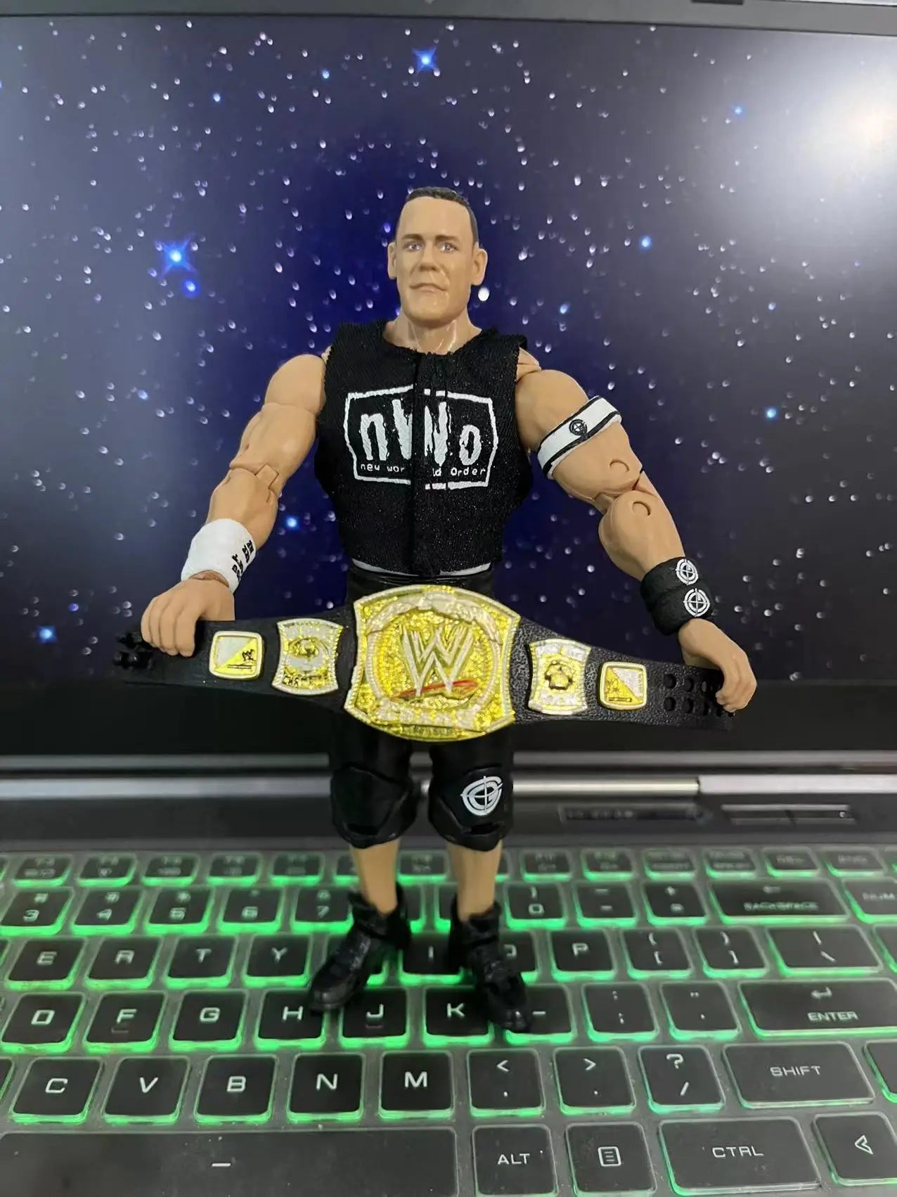 Original DA 6.5'' John Cena MMA/WWE/AEW Stardust Figura Challenge Arena Wrestling Gladiator Moving Figure