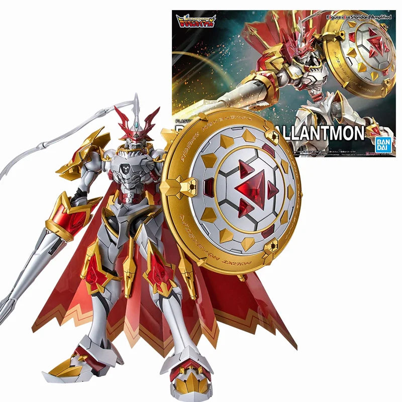 Original In Stock BANDAI Figure-rise Standard Anime Digimon Omegamon Garurumon Angemon Alphamon War Greymon Figure Action Model