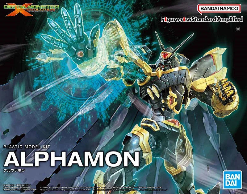 Original In Stock BANDAI Figure-rise Standard Anime Digimon Omegamon Garurumon Angemon Alphamon War Greymon Figure Action Model