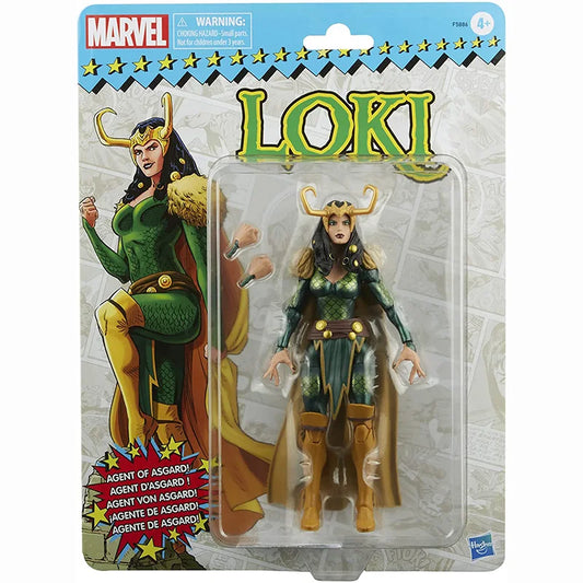 Original Marvel Legends Series Loki Agent of Asgard 6-inch Retro Packaging Action Figure Toy 2 Accessories