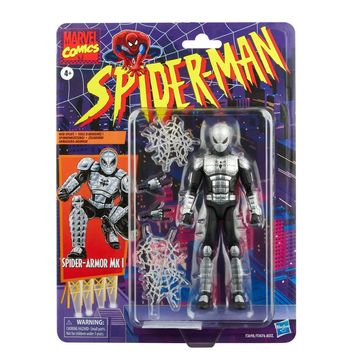 Original Spider-Man Retro Marvel Legends Spider-Armor MK I 6-Inch Action Figure toys for children with box