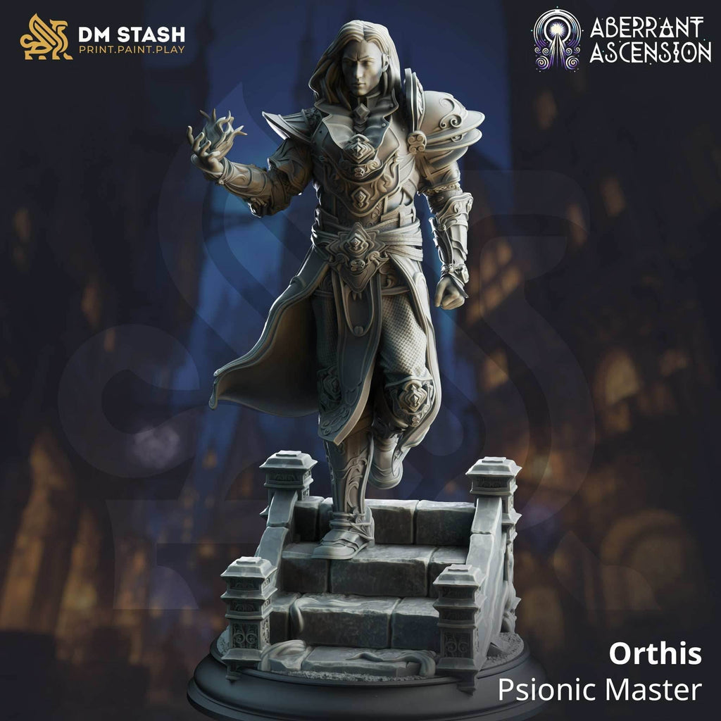 Orthis, Psionic Master (Male Human Wizard) - 32mm Scale