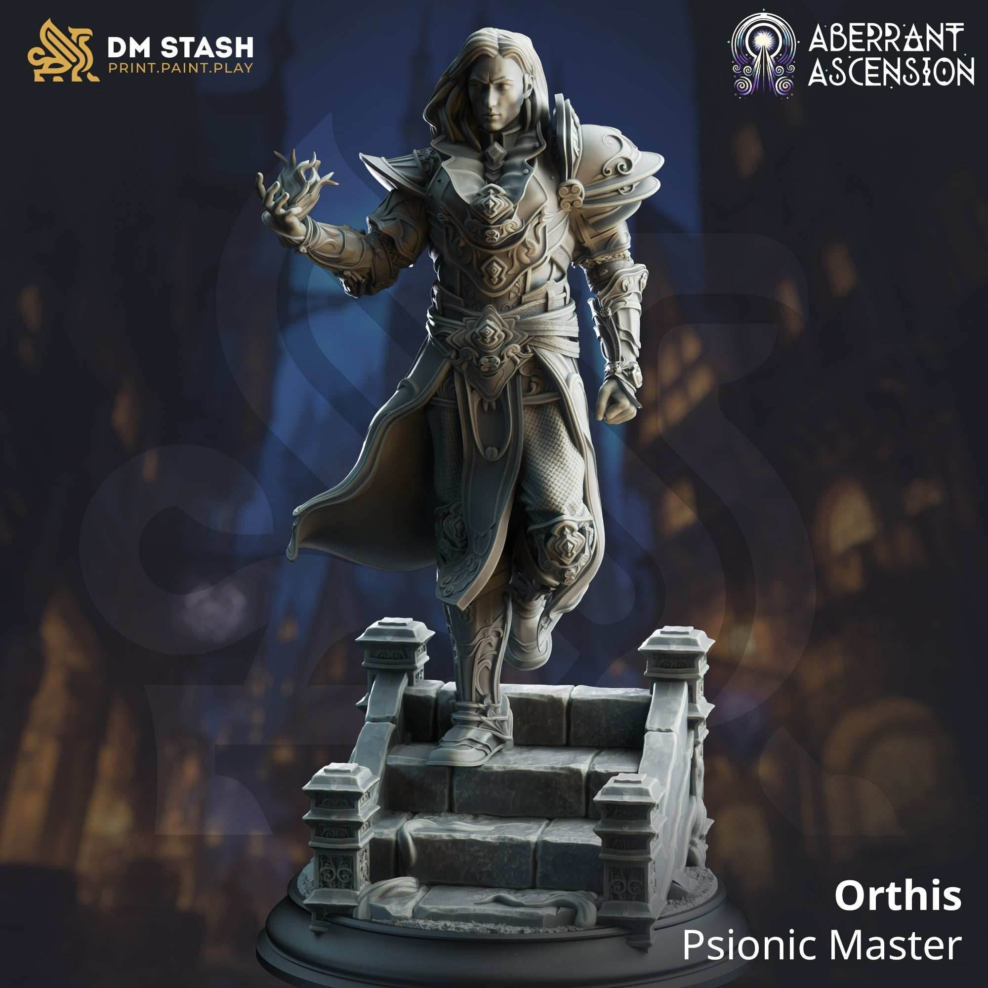 Orthis, Psionic Master (Male Human Wizard) - 32mm Scale