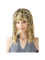 Gold Tinsel Wig