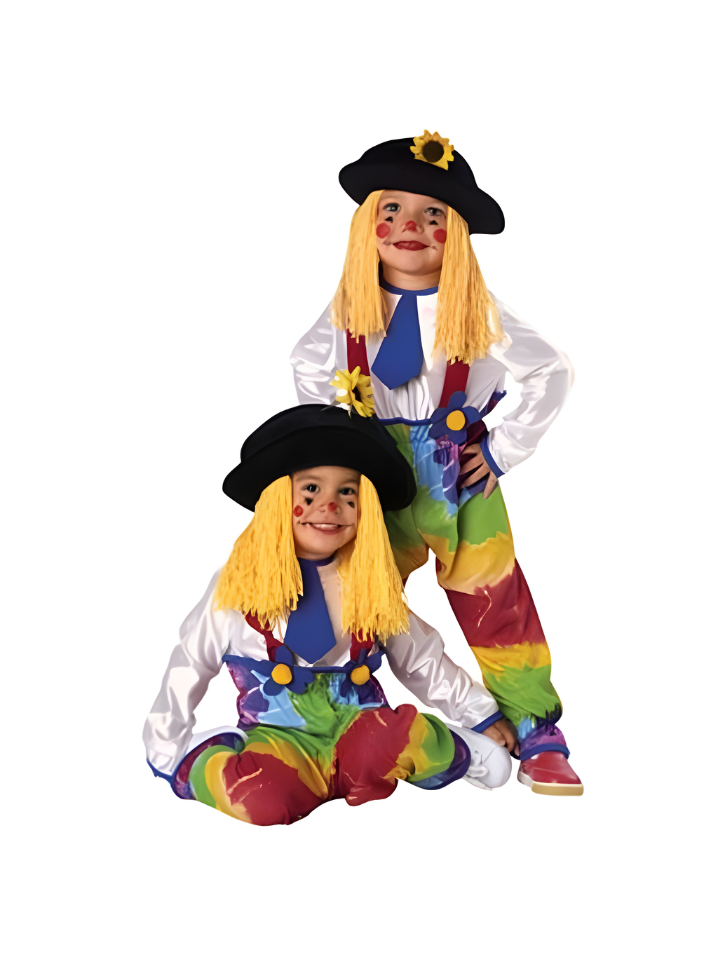 Childs Yarn Clown Costume