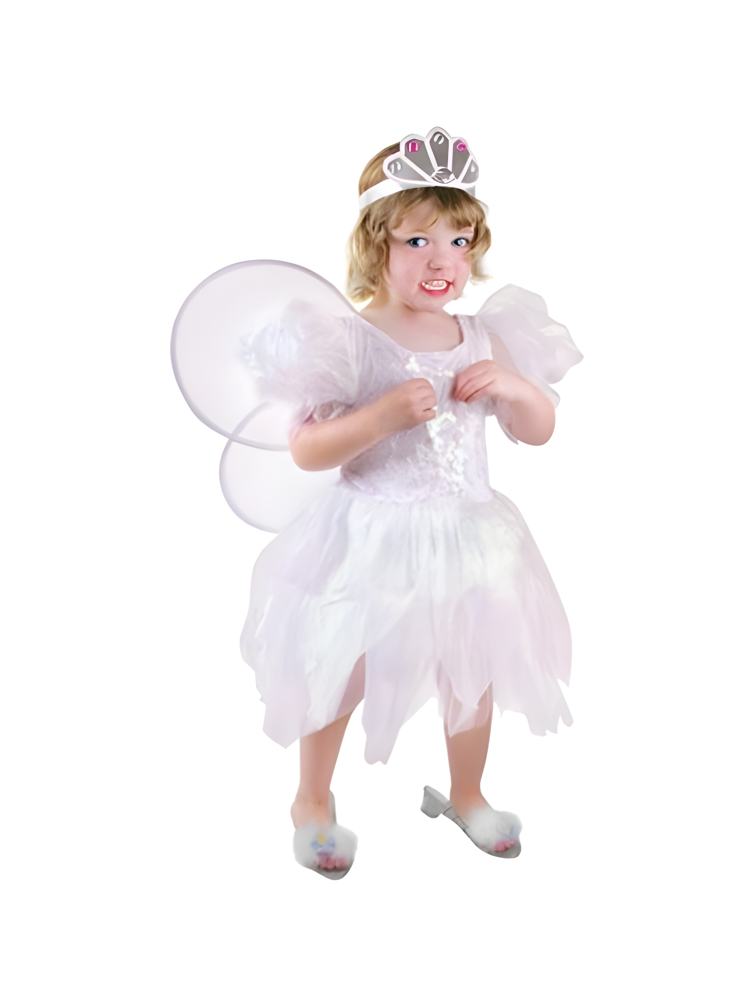 Toddler White Petal Fairy Costume