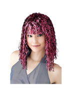 Pink Tinsel Wig