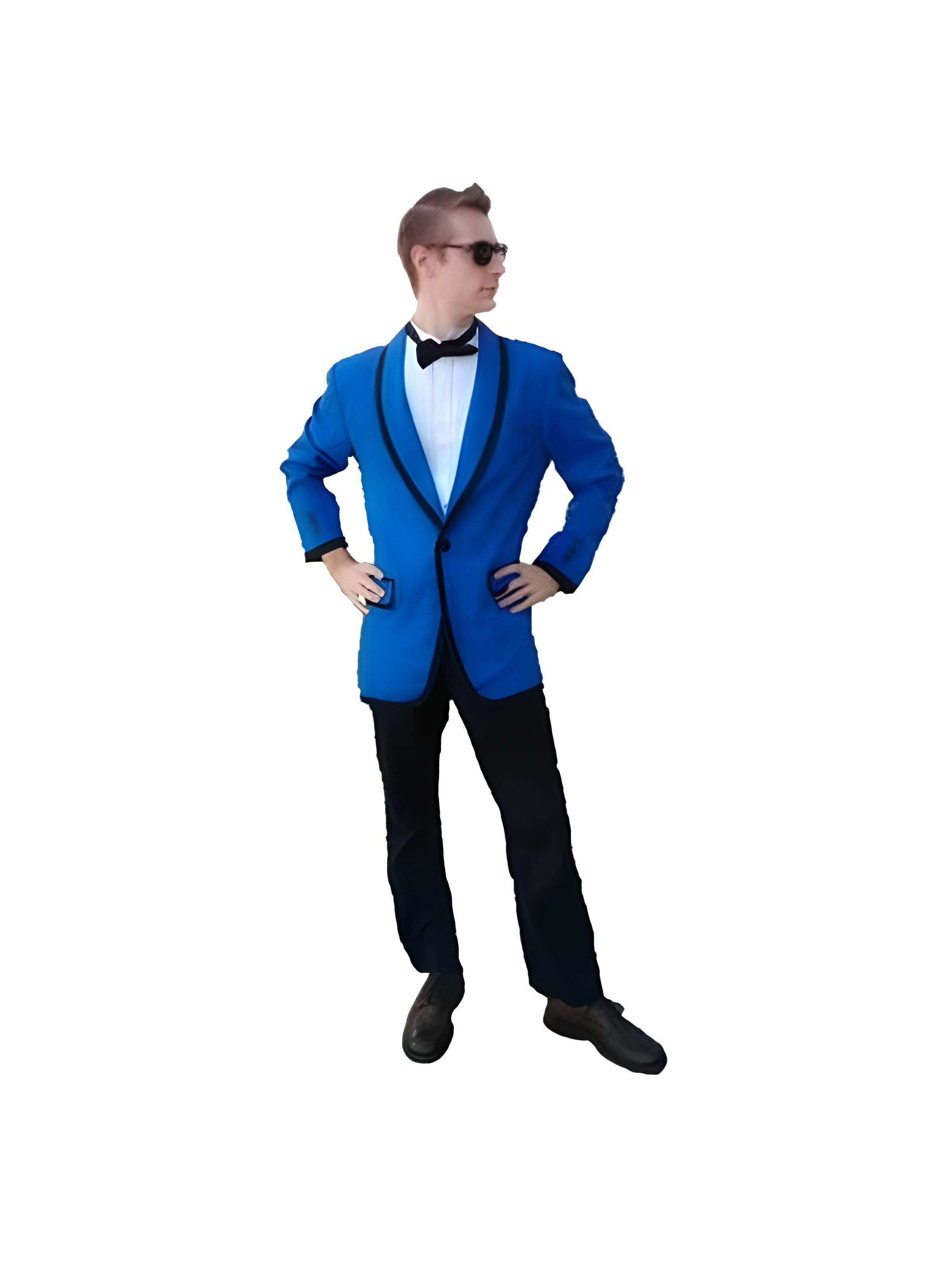 Adult Blue Tuxedo "Gangnam" Costume