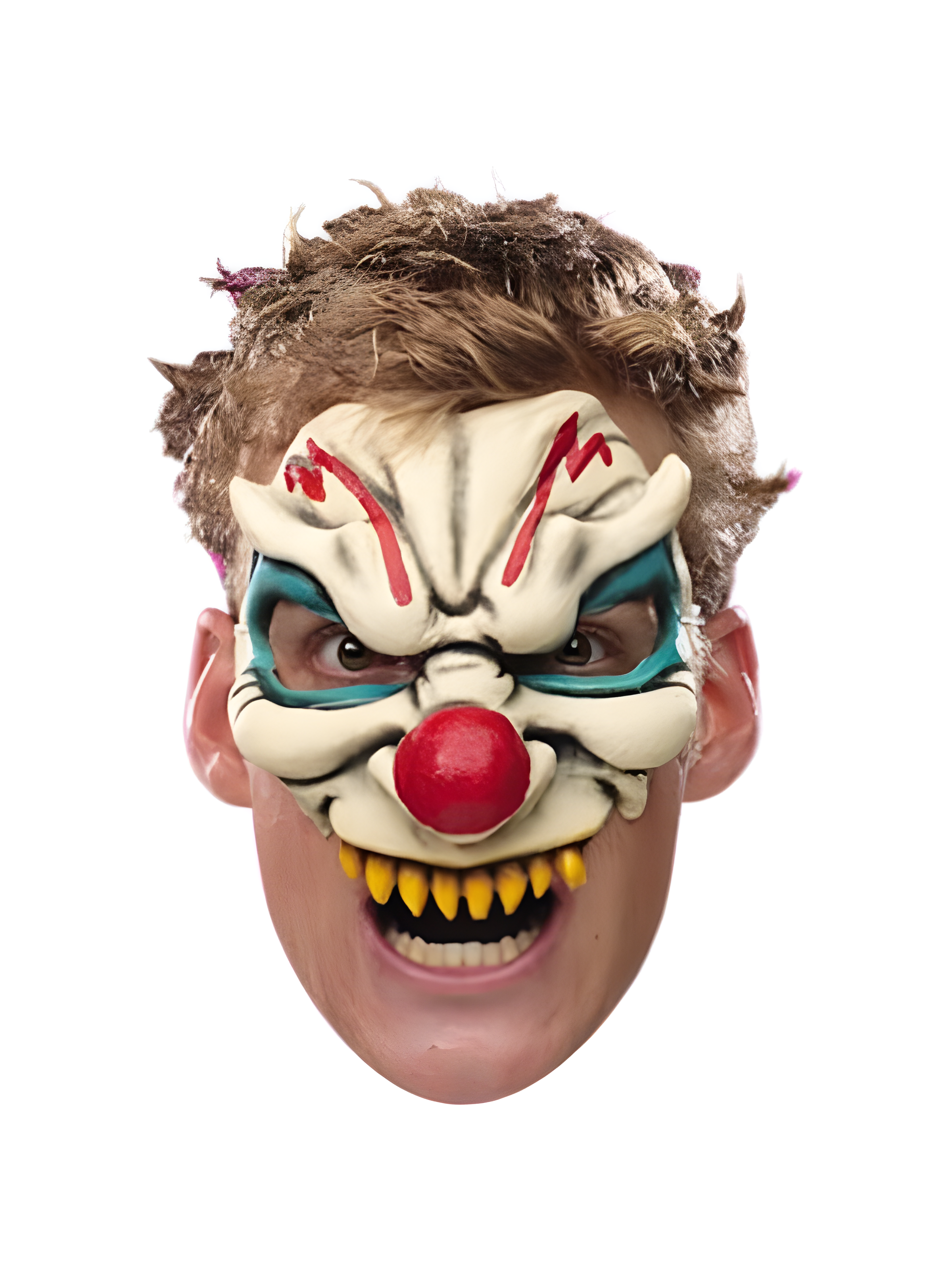 Adult Chinless Evil Clown Mask