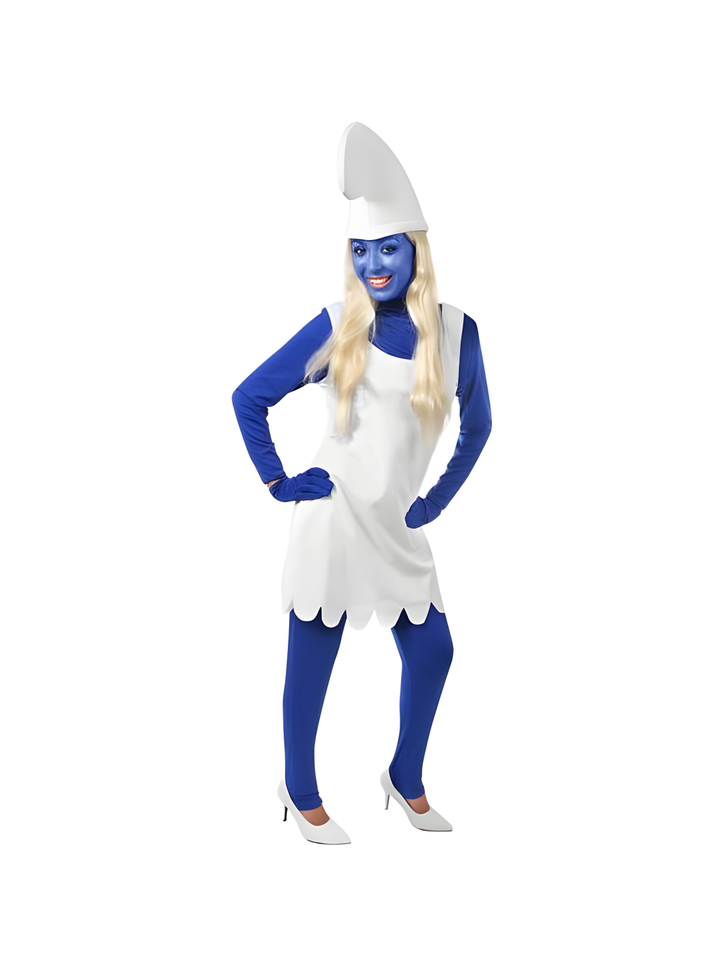 Adult Women's Blue Troll Costume