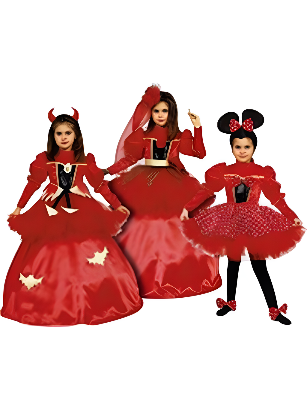 Childs Girl's 3-in-1 Costume Dress Set