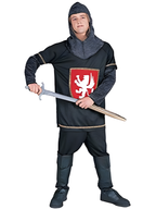 Adult Medival Knight Costume (Size: Standard 42-46)