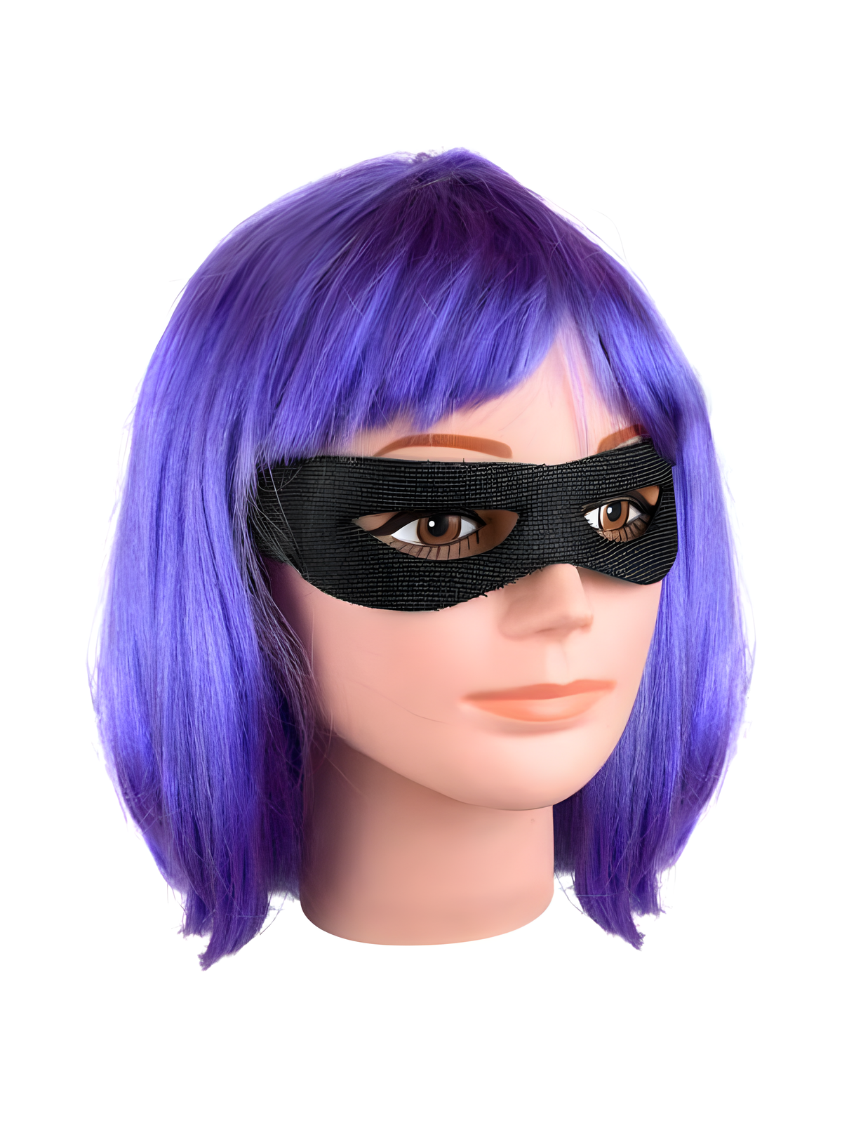 Hit Girl Wig & Eye Patch