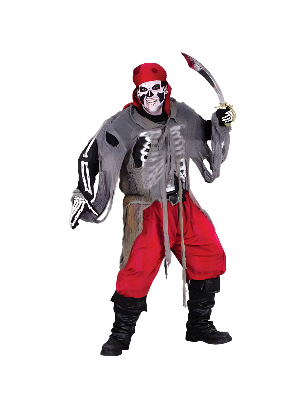 Adult Skeleton Pirate Costume
