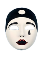 Adult Pierrot Mask
