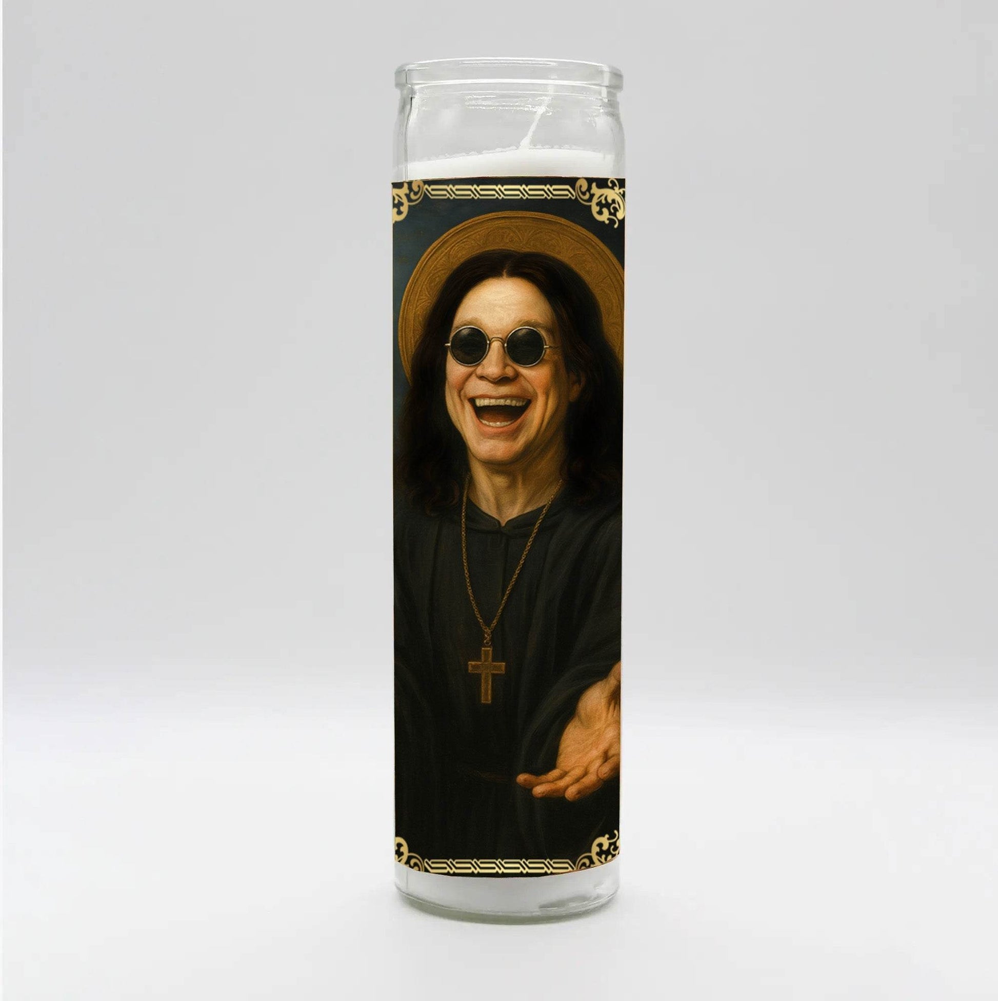 Saint Prince of Darkness Candle - White
