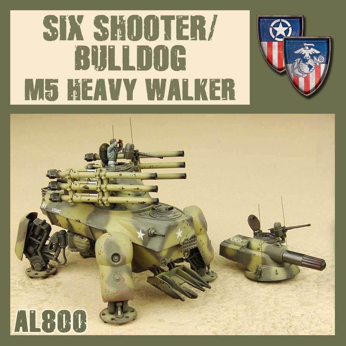 DUST 1947: Six Shooter/Bulldog M5 Heavy Walker - 