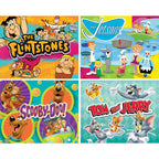 Hanna-Barbera 100 Piece Jigsaw Puzzles 4-Pack