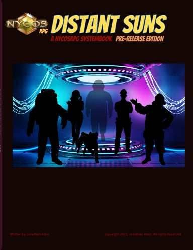 NycosRPG Systembook Distant Suns Prerelease Edition - 