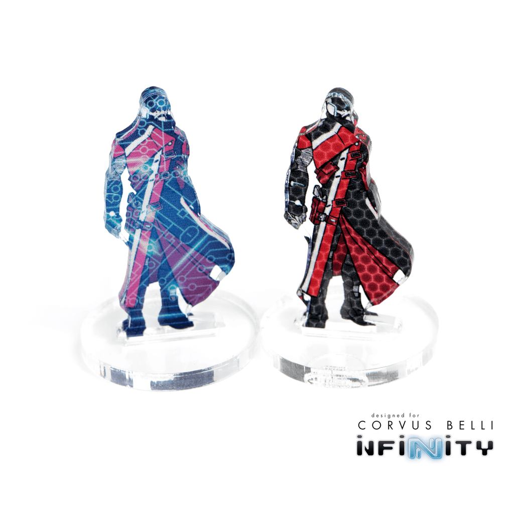 Infinity 3D Markers - Hecklers (2x25mm Camo -3 & Cybermask)