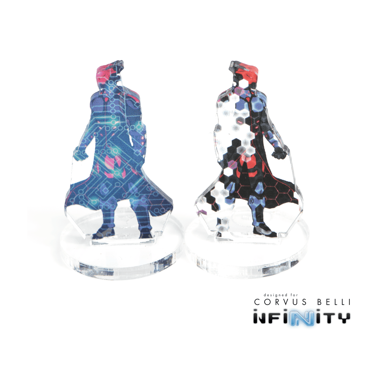 Infinity 3D Markers - Hexas (2x 25mm Camo -6 & Cybermask)
