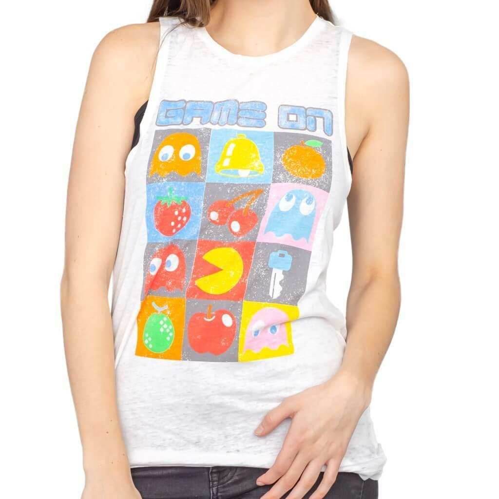 Pac-Man Game On Tank Top - S