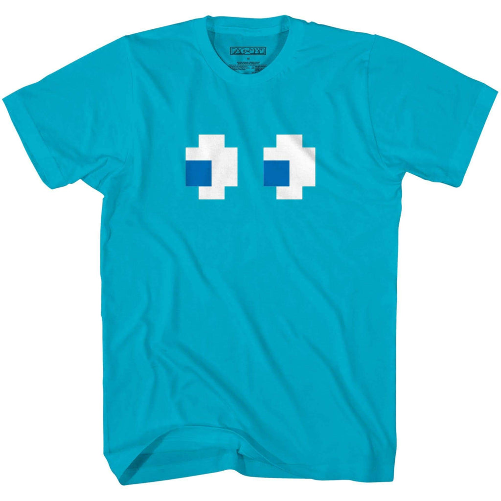 Pac-Man Shadow Face Video Game Shirt - XS / Blue