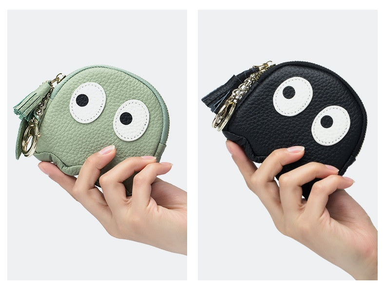 Cute Mini Genuine Leather Cowhide Coin Purse