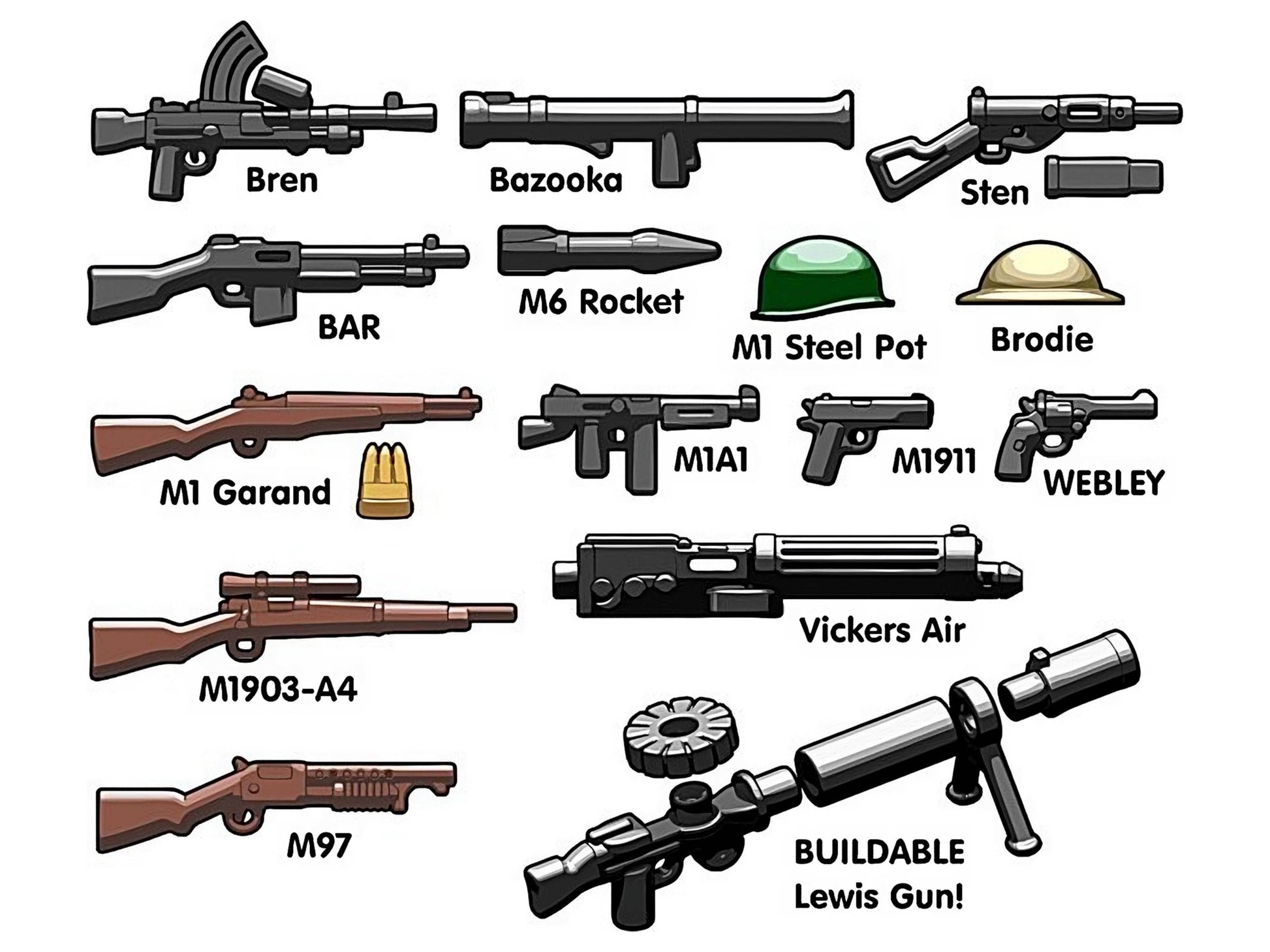 Allies Weapons Pack - 