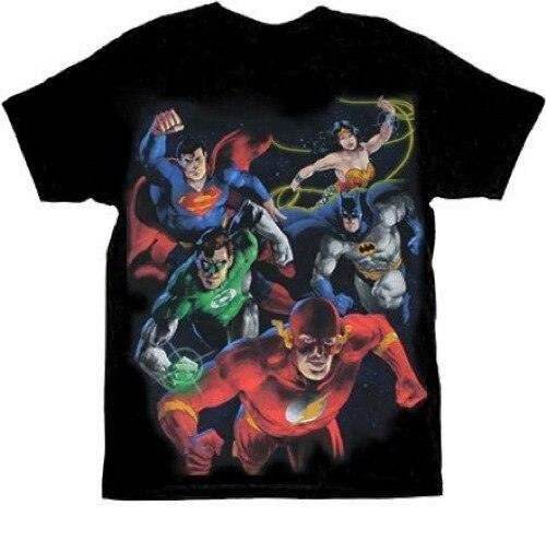 Painted DC Group T-shirt - S