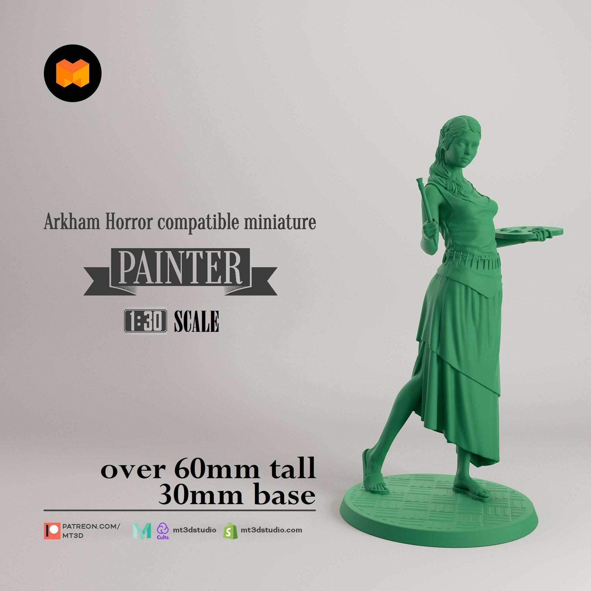 Arkham Compatible Investigator: The Painter (Sefina Rousseau) - 