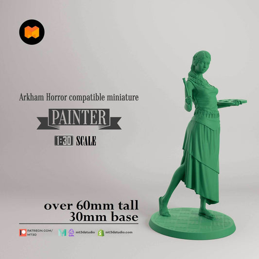 Arkham Compatible Investigator: The Painter (Sefina Rousseau) - 