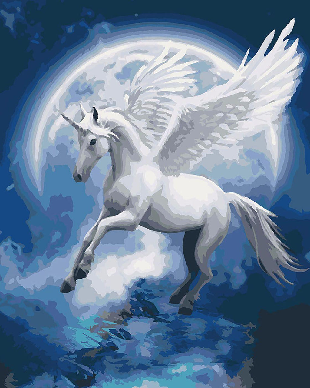 Unicorn Constellation Painting by Numbers Kit by Ideyka KHO4022