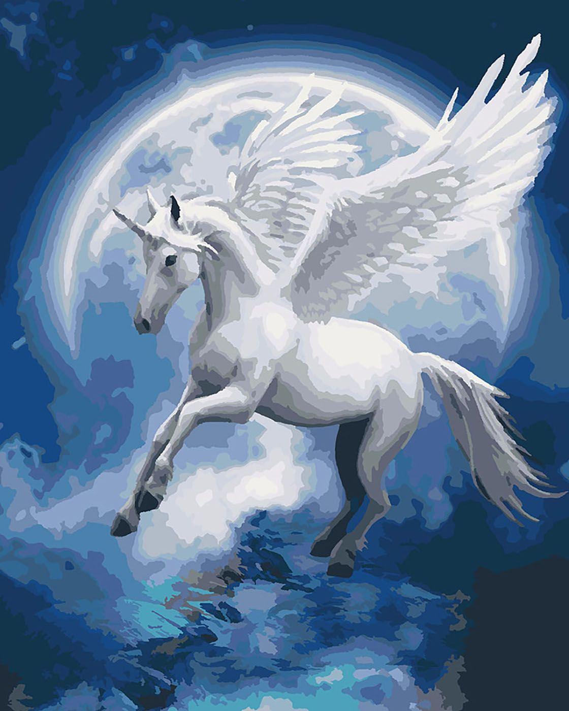 Unicorn Constellation Painting by Numbers Kit by Ideyka KHO4022