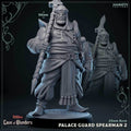 Palace Guard Spearman: Sculpt 2 (Male Human Fighter) - 