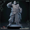 Palace Guard with Scimitar: Sculpt 4 (Male Human Fighter) - 