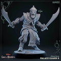 Palace Guard with Scimitar: Sculpt 5 (Male Human Fighter) - 