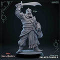 Palace Guard with Scimitar: Sculpt 2 (Male Human Fighter) - 