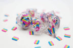 Foam Brain Games Pride Flag RPG Dice Set - Pansexual
